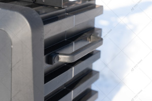 Electric fence on a solar panel