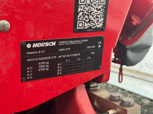 Horsch Maestro 8 CX 2021 y. №6500