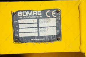 BOMAG BW120AD-4 Roller  2006 y. 1705 m/h., №2678 L