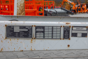 DINO Lift 160XTB 2013 y. Trailer mounted MEWP (Mobile Elevating Work Platform) 1448,6 m/h. №5456