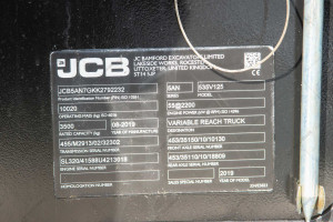 JCB 535-125 Hi-Viz 2019 y. 55 kW. 1630,4 m/h., №3944 