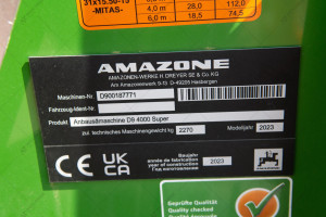 Amazone D9 4000 Super 2023 y. №4291