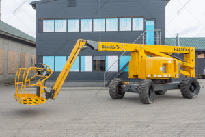 Коленчатый подъемник Haulotte HA20PX 2012 г. 38 кВт. 5470 м/ч., №5201