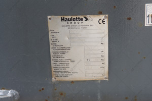 Коленчатый подъемник Haulotte HA20PX 2012 г. 38 кВт. 5470 м/ч., №5201