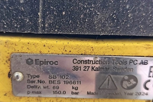 Гідромолот Epiroc SB102 2024 р.