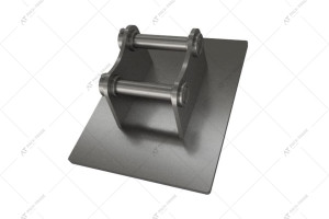 Adapter plate A.TOM for trencher on mini excavator