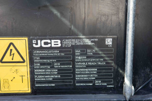 Телескопический погрузчик JCB 531-70 2018 г. 55кВт 2324 м/ч. №6459 B
