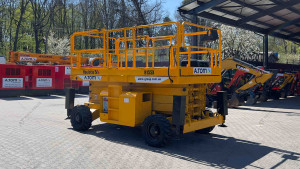 Самоходный ножничный подъемник Haulotte H15SX 2008 г.  24 кВт. 3905 м/ч., №4421