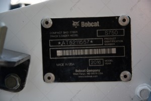 Міні навантажувач BOBCAT S750 High Flow 2016 р. 2187 м/г., № 2480 