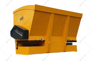 Wide Bedding Machine for wood shavings, sawdust, peat, compost, straw pallets VDMJ SSB