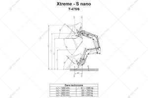 Фронтальный погрузчик на трактор Hydramet Xtreme S Nano